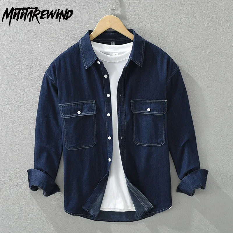 Jeans Shirt Fashion For Men - Camicie di jeans da uomo moda