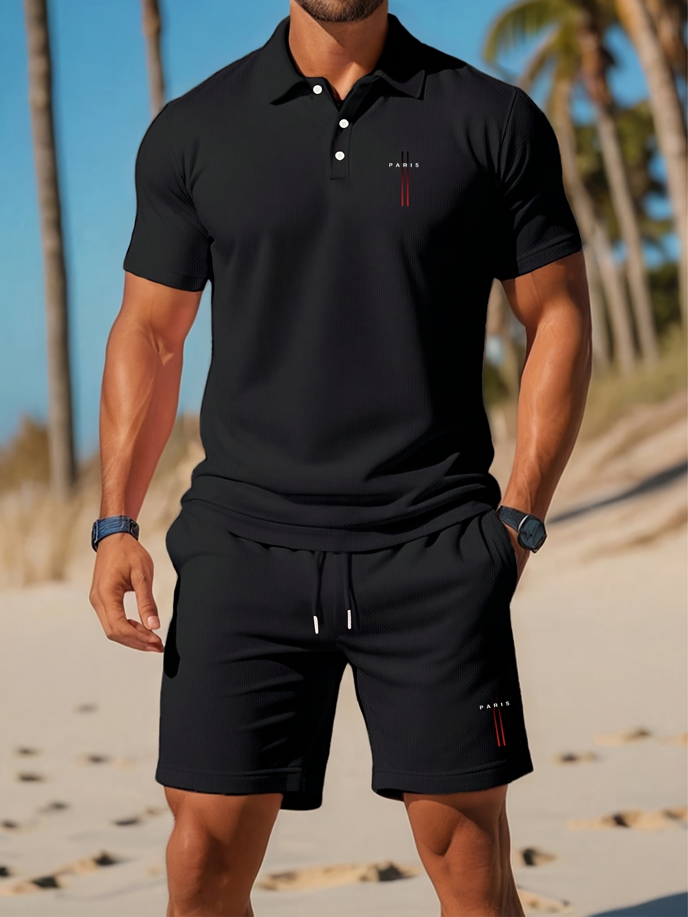 Men'S Fashion Undershirt - Completo Polo Uomo Estivo 2026 -