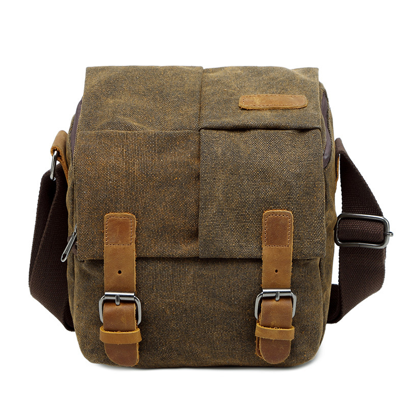 Men Fashion Photography - Borsa fotografica a tracolla retrò, borsa