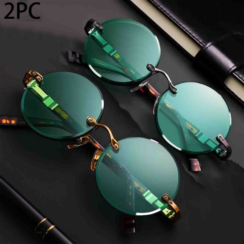 Men'S Fashion Glasses - Occhiali da Sole Classici Senza Montatura