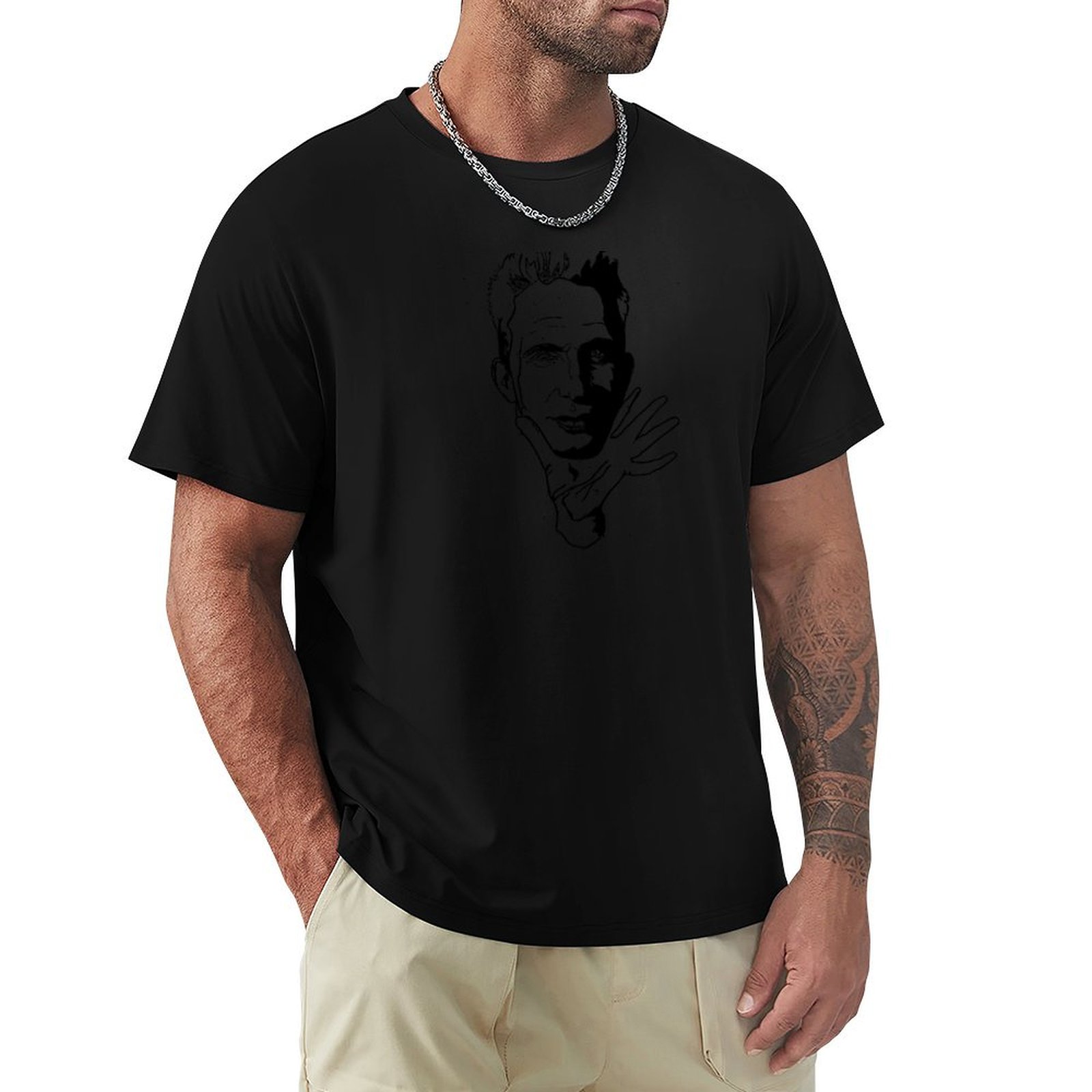 Jeans Shirt Fashion For Men - T-Shirt Jean Paul Gaultier con Disegno