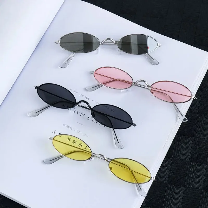Men'S Fashion Glasses - Occhiali da sole ovali con montatura