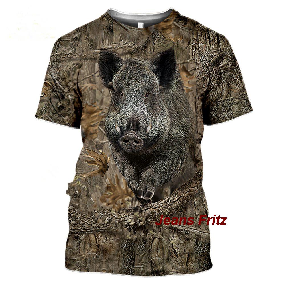 2023 Camouflage caccia animali - Jeans Shirt Fashion For Men recensione e prezzo