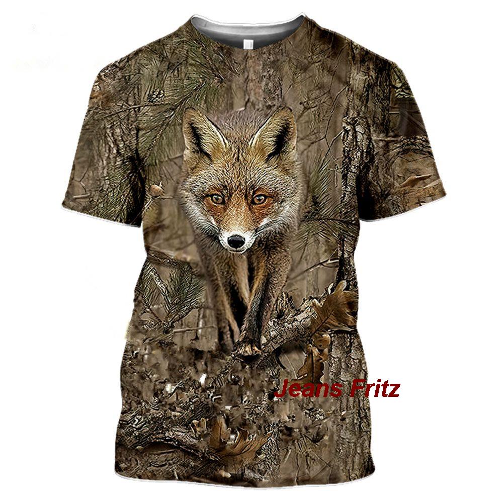 2023 Camouflage caccia animali - Jeans Shirt Fashion For Men recensione e prezzo
