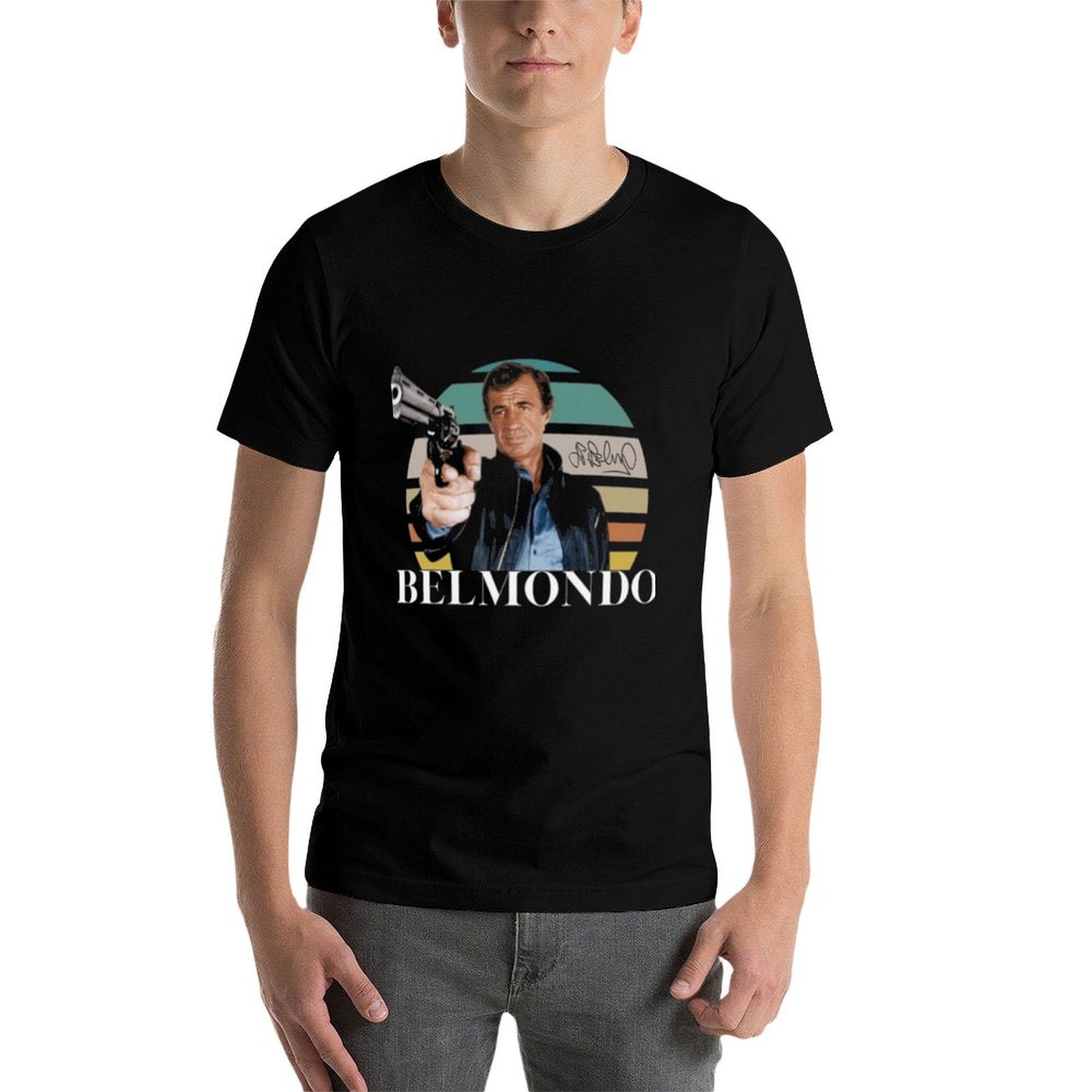 T-Shirt Jean Paul Belmondo, Ma - Jeans Shirt Fashion For Men recensione e prezzo