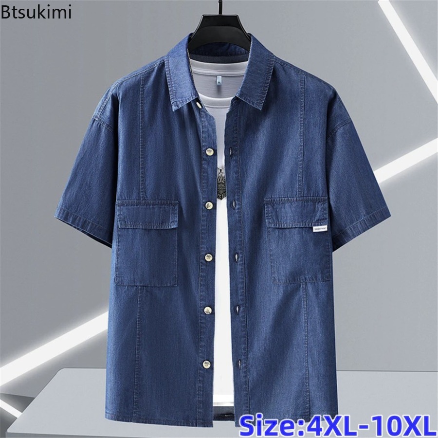 Camicia da uomo in denim di pu - Men'S Fashion For Fat Guys recensione e prezzo