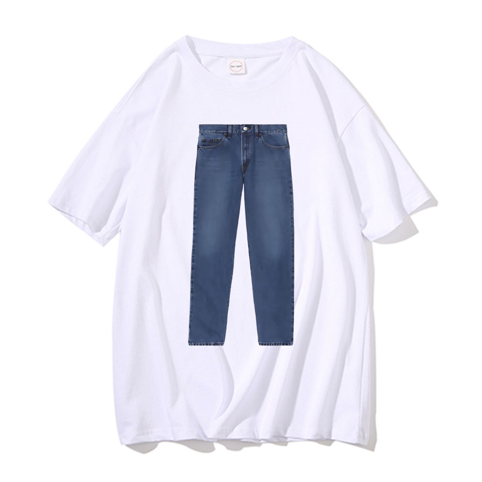 Divertente Jeans Scherzo Meme  - Jeans Shirt Fashion For Men recensione e prezzo