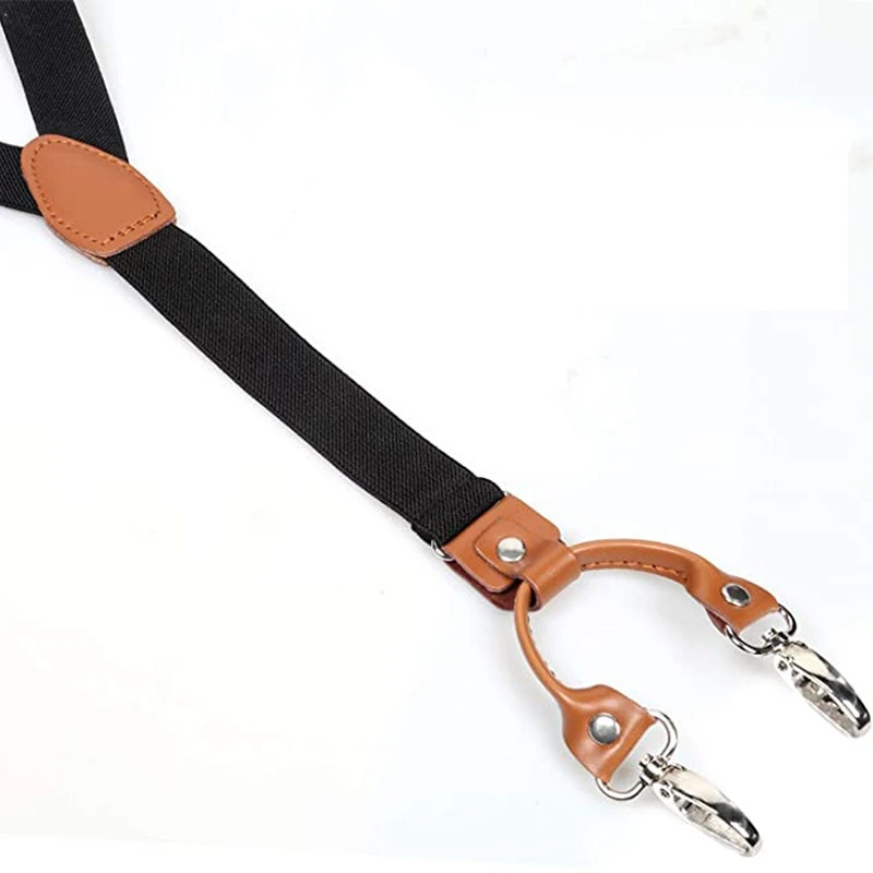 2,5 cm 4 clip Bretelle Clip pe - Jeans Shirt Fashion For Men recensione e prezzo