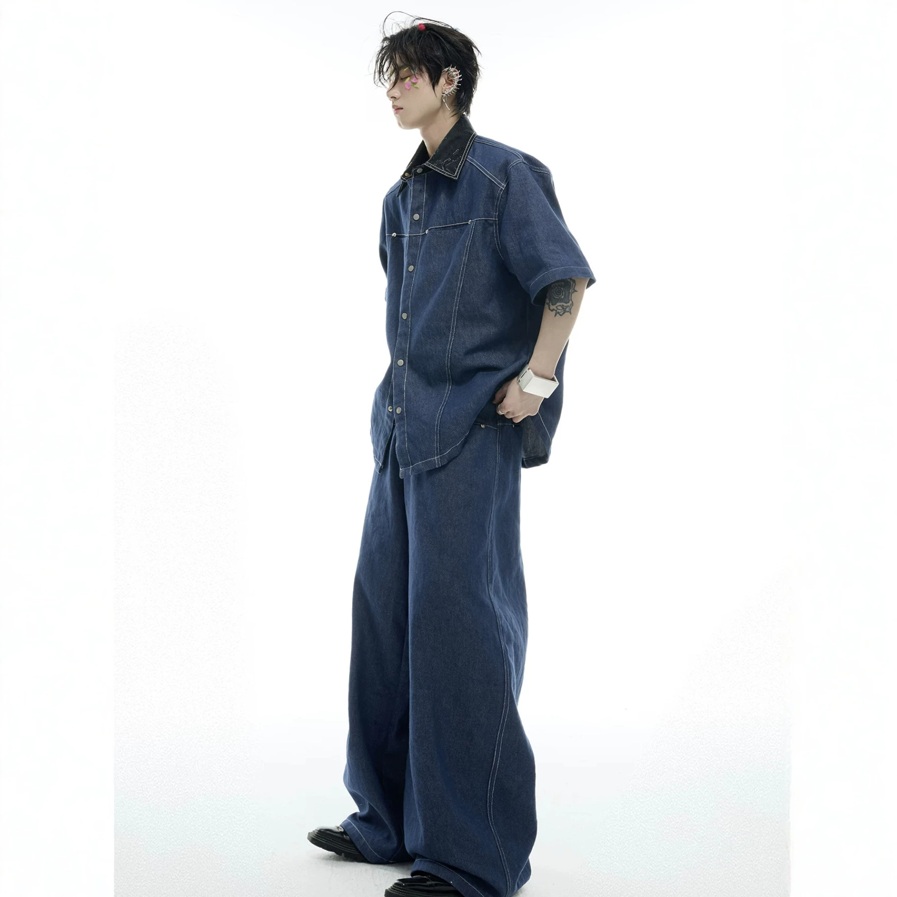 Completo Estivo da Uomo in Den - Jeans Shirt Fashion For Men recensione e prezzo