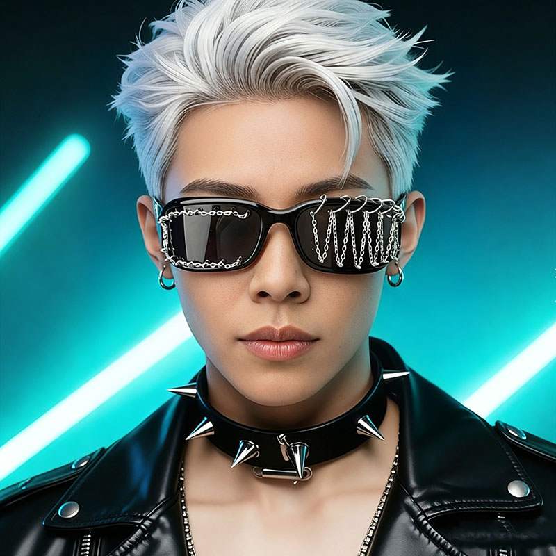 Nuovi Occhiali Gotici Punk all - Men'S Fashion Glasses recensione e prezzo