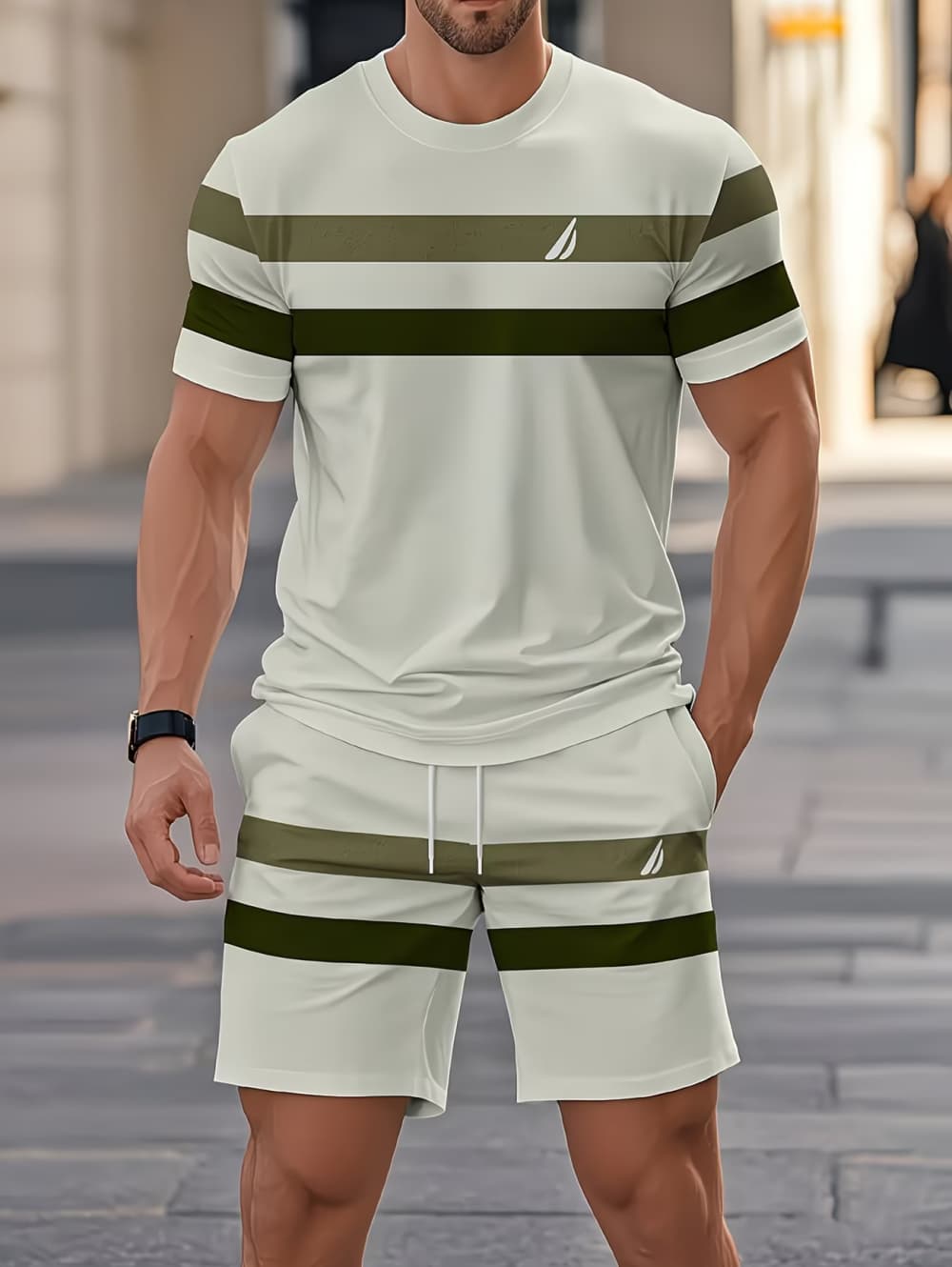 Completo Estivo da Uomo con St - Men'S Fashion Undershirt recensione e prezzo