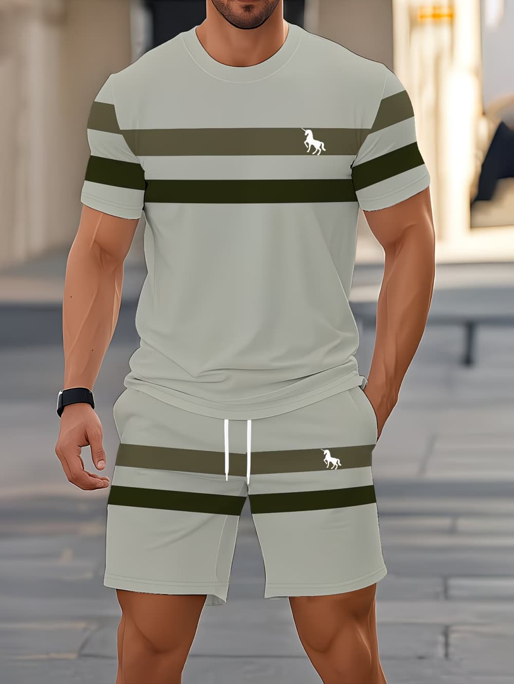 Completo Estivo da Uomo con St - Men'S Fashion Undershirt recensione e prezzo