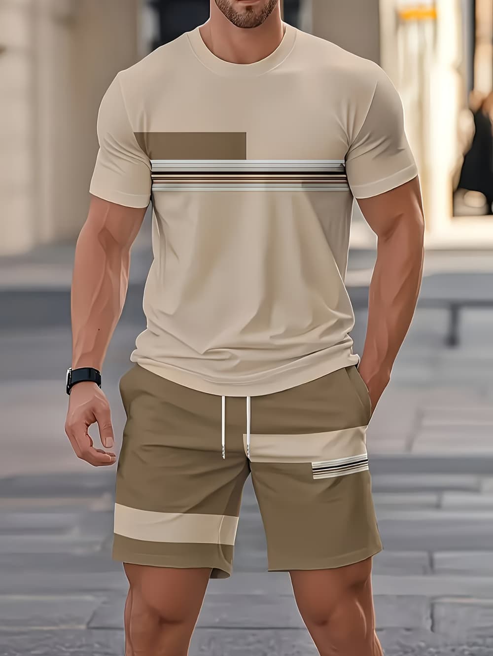 Completo Estivo da Uomo con St - Men'S Fashion Undershirt recensione e prezzo