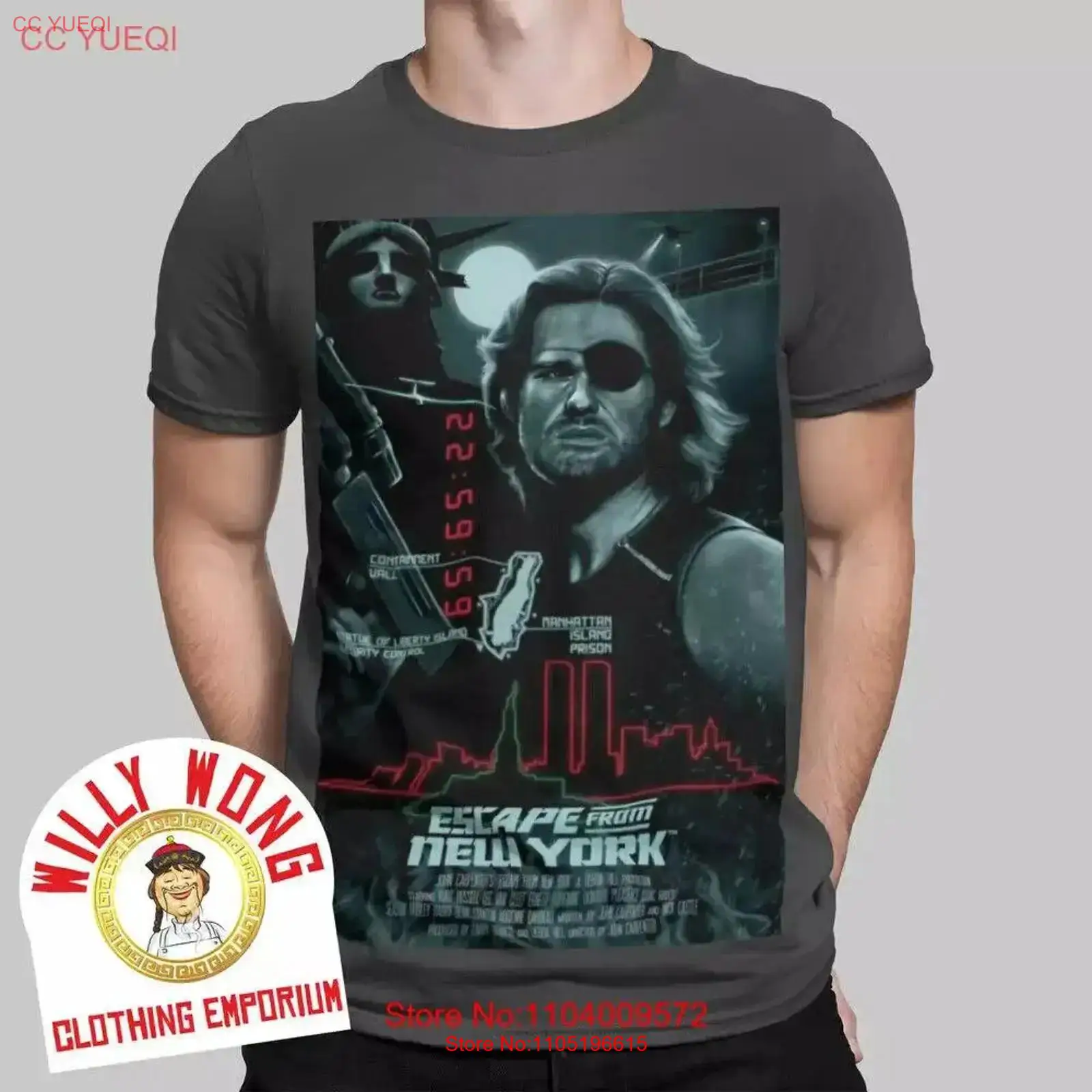 Fuga dalla New York T Shirt Fi - Poster Men Fashion recensione e prezzo